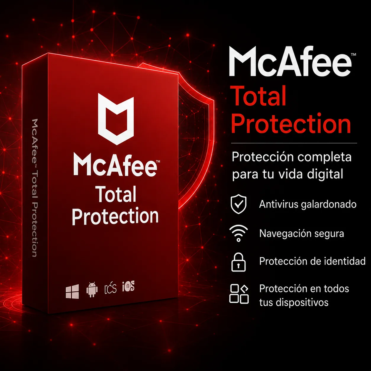 McAfee Total Protection (5 dispositivos)