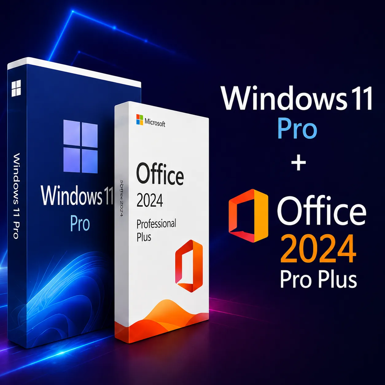 Windows 11 Pro + Office 2024 Pro Plus